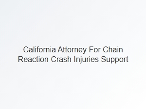 Support and Recovery Resources for Chain Reaction Crash Injuries in California